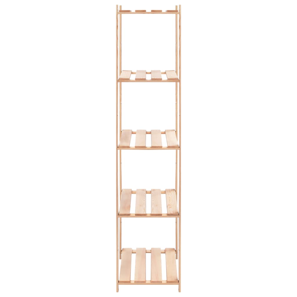 5-Tier Storage Racks 80x38x170 cm Solid Pinewood 250 kg - OLBRIT