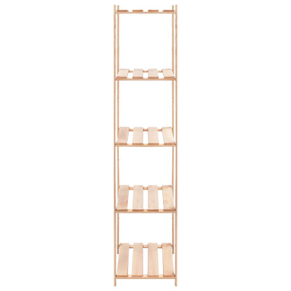 5-Tier Storage Racks 80x38x170 cm Solid Pinewood 250 kg - OLBRIT