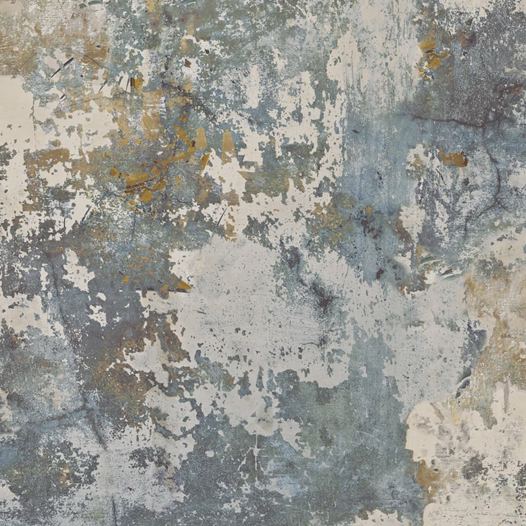 Wallpaper Concrete Grey and Green - OLBRIT