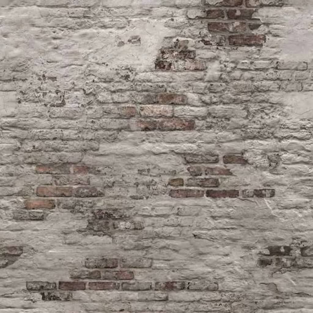 Photo Mural Old Brick Wall Grey - OLBRIT