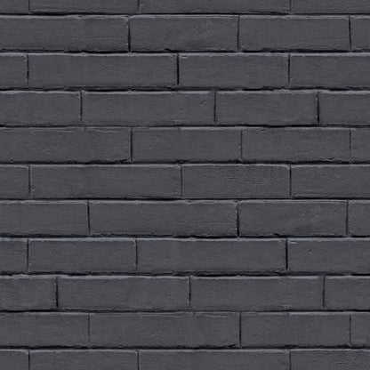 Good Vibes Wallpaper Chalkboard Brick Wall Black and Grey - OLBRIT