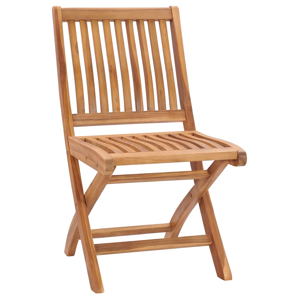 5 Piece Garden Dining Set Solid Teak Wood - OLBRIT