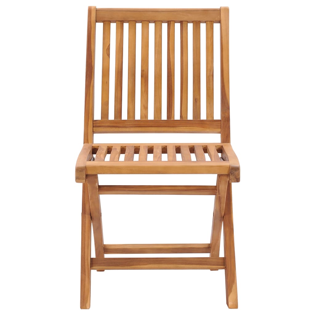 5 Piece Garden Dining Set Solid Teak Wood - OLBRIT