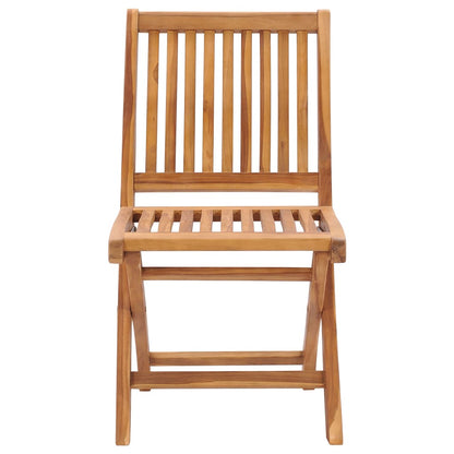 5 Piece Garden Dining Set Solid Teak Wood - OLBRIT