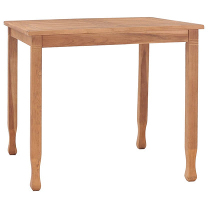 5 Piece Garden Dining Set Solid Teak Wood - OLBRIT