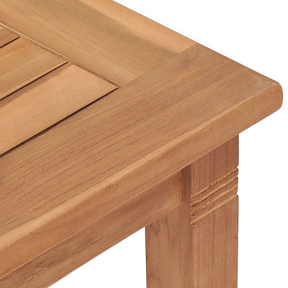 5 Piece Garden Dining Set Solid Teak Wood - OLBRIT