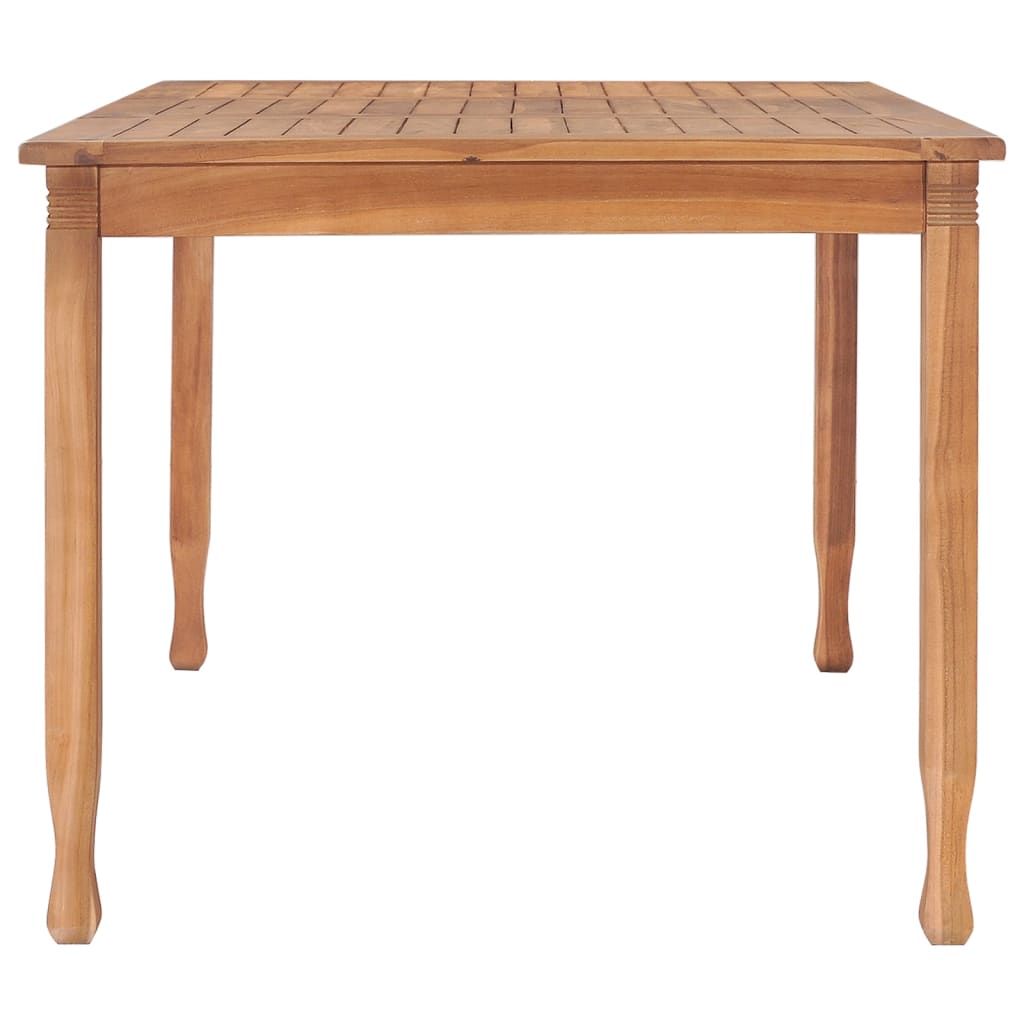 5 Piece Garden Dining Set Solid Teak Wood - OLBRIT