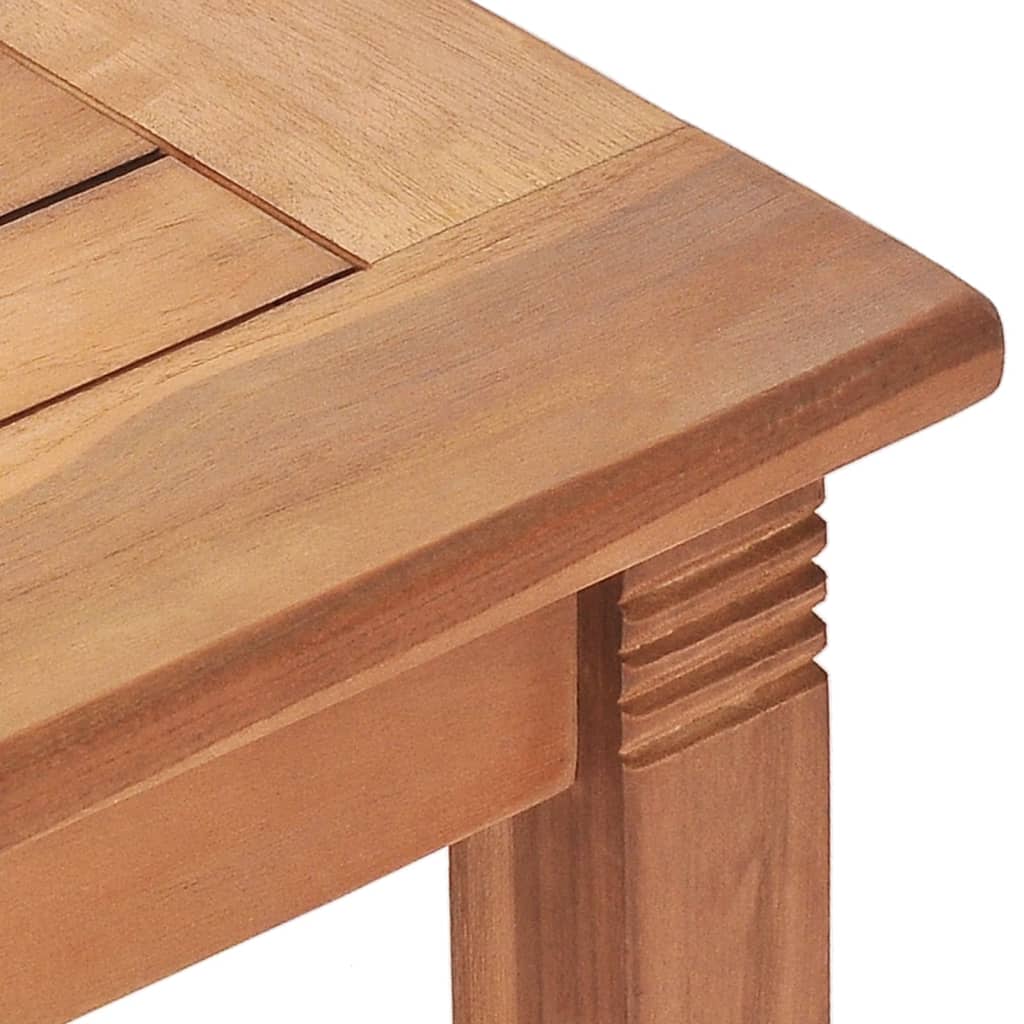 5 Piece Garden Dining Set Solid Teak Wood - OLBRIT