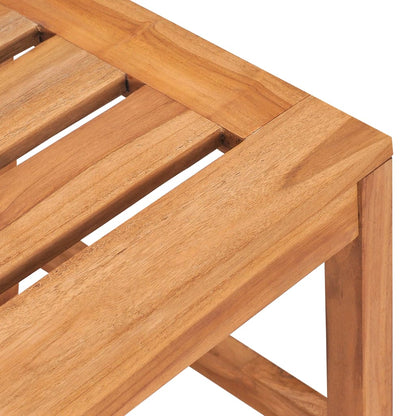 5 Piece Garden Dining Set Solid Wood Teak - OLBRIT