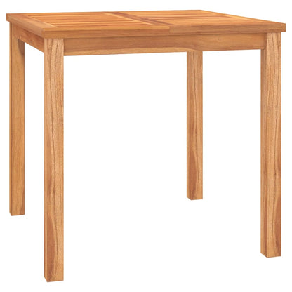 5 Piece Garden Dining Set Solid Wood Teak - OLBRIT