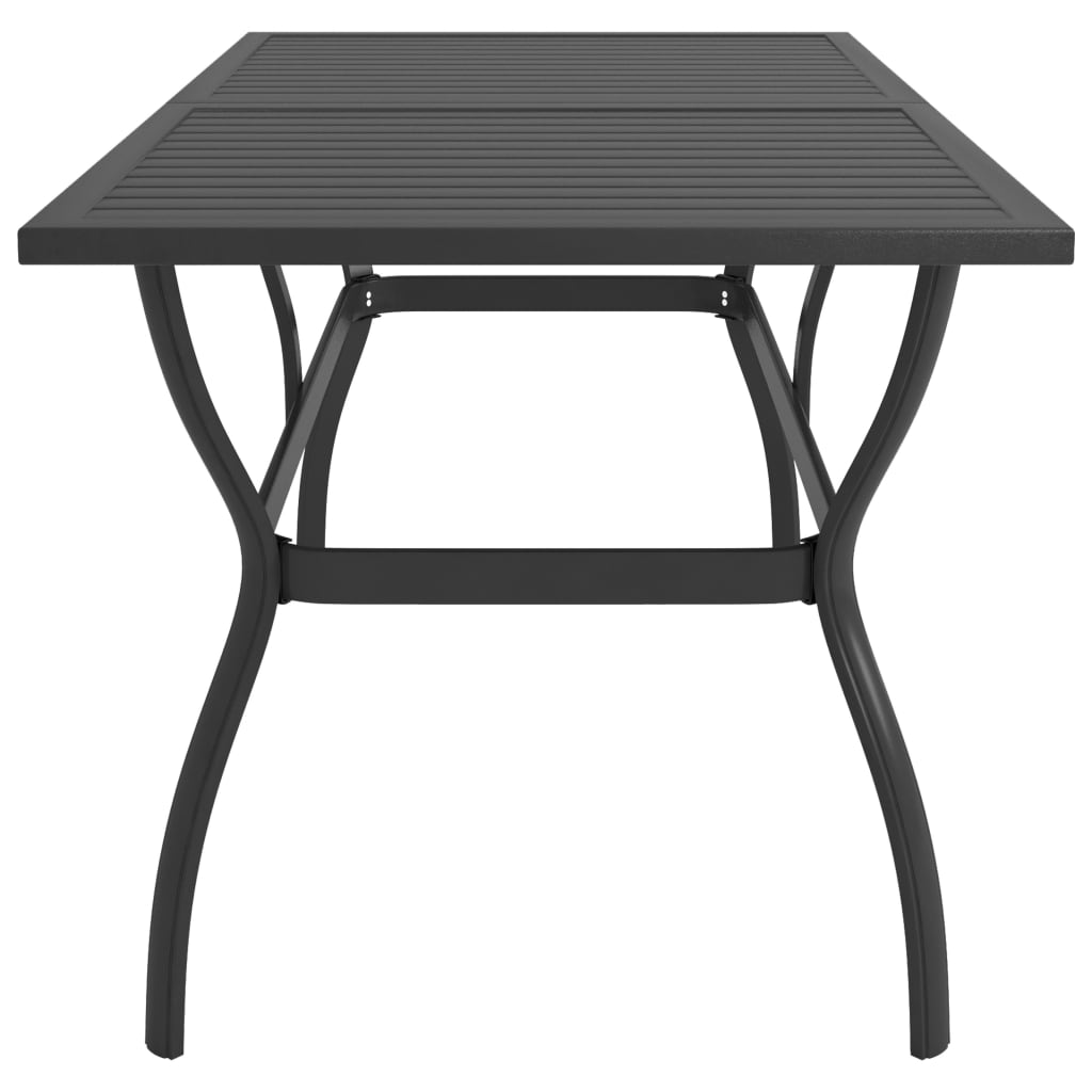 5 Piece Garden Dining Set Textilene and Steel - OLBRIT