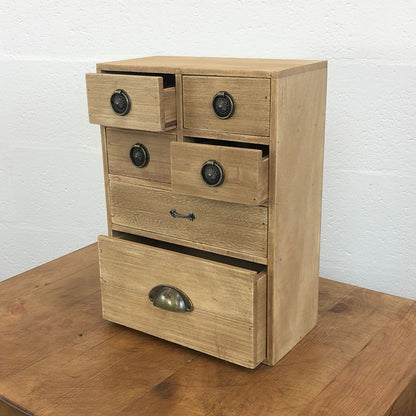 6 Drawer Storage Cabinet Trinket Drawers - OLBRIT