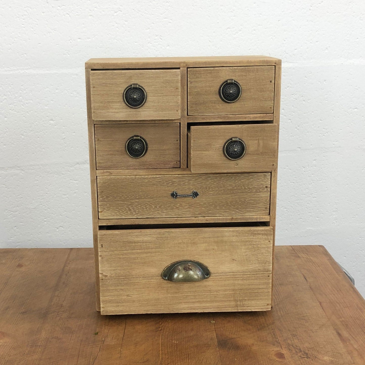 6 Drawer Storage Cabinet Trinket Drawers - OLBRIT