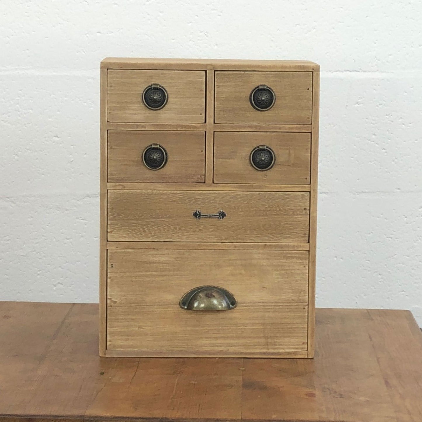 6 Drawer Storage Cabinet Trinket Drawers - OLBRIT