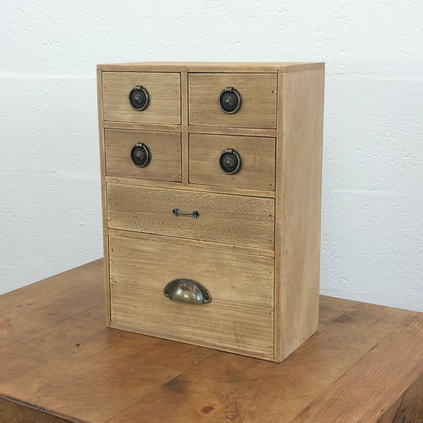 6 Drawer Storage Cabinet Trinket Drawers - OLBRIT