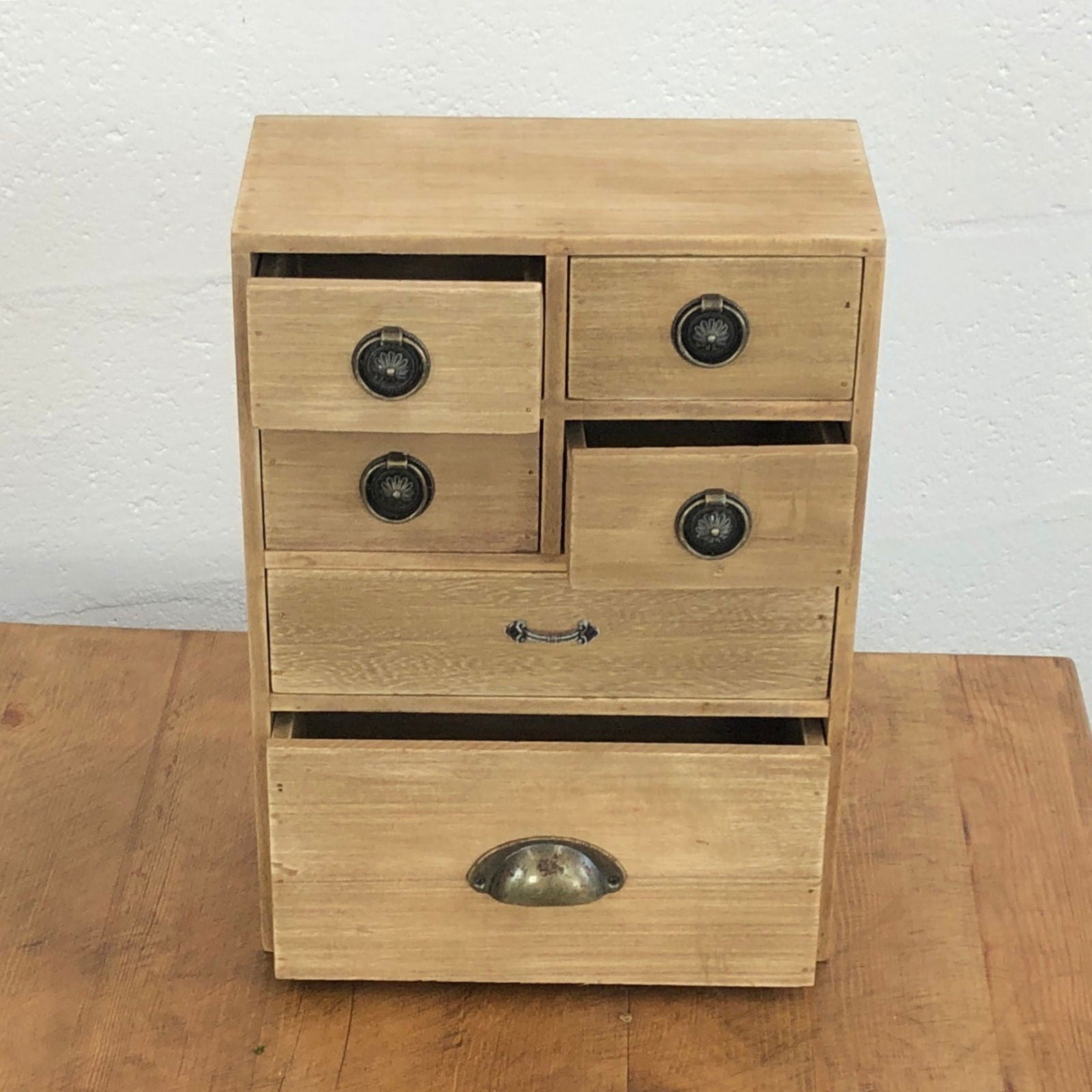 6 Drawer Storage Cabinet Trinket Drawers - OLBRIT
