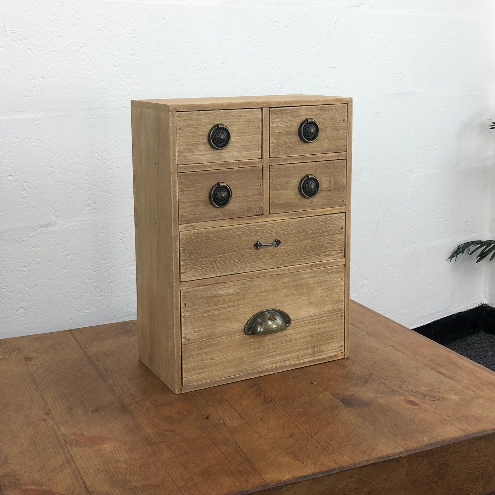 6 Drawer Storage Cabinet Trinket Drawers - OLBRIT