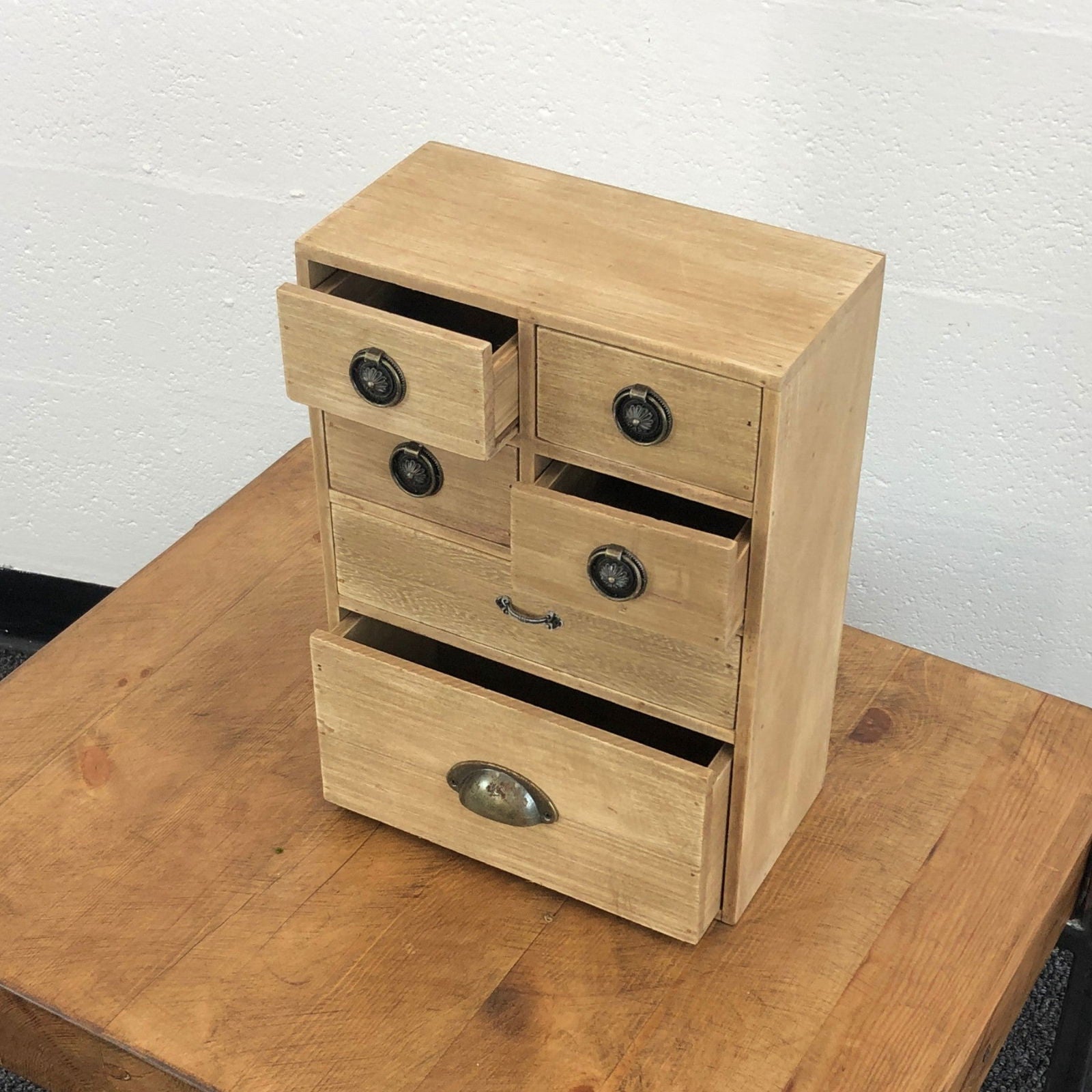 6 Drawer Storage Cabinet Trinket Drawers - OLBRIT