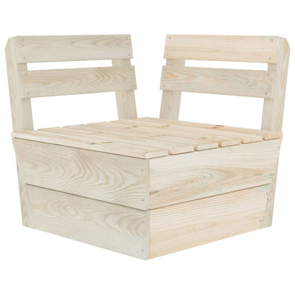 6 Piece Garden Pallet Lounge Set Impregnated Spruce Wood - OLBRIT