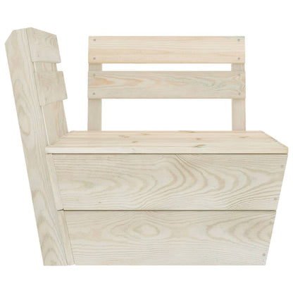 6 Piece Garden Pallet Lounge Set Impregnated Spruce Wood - OLBRIT