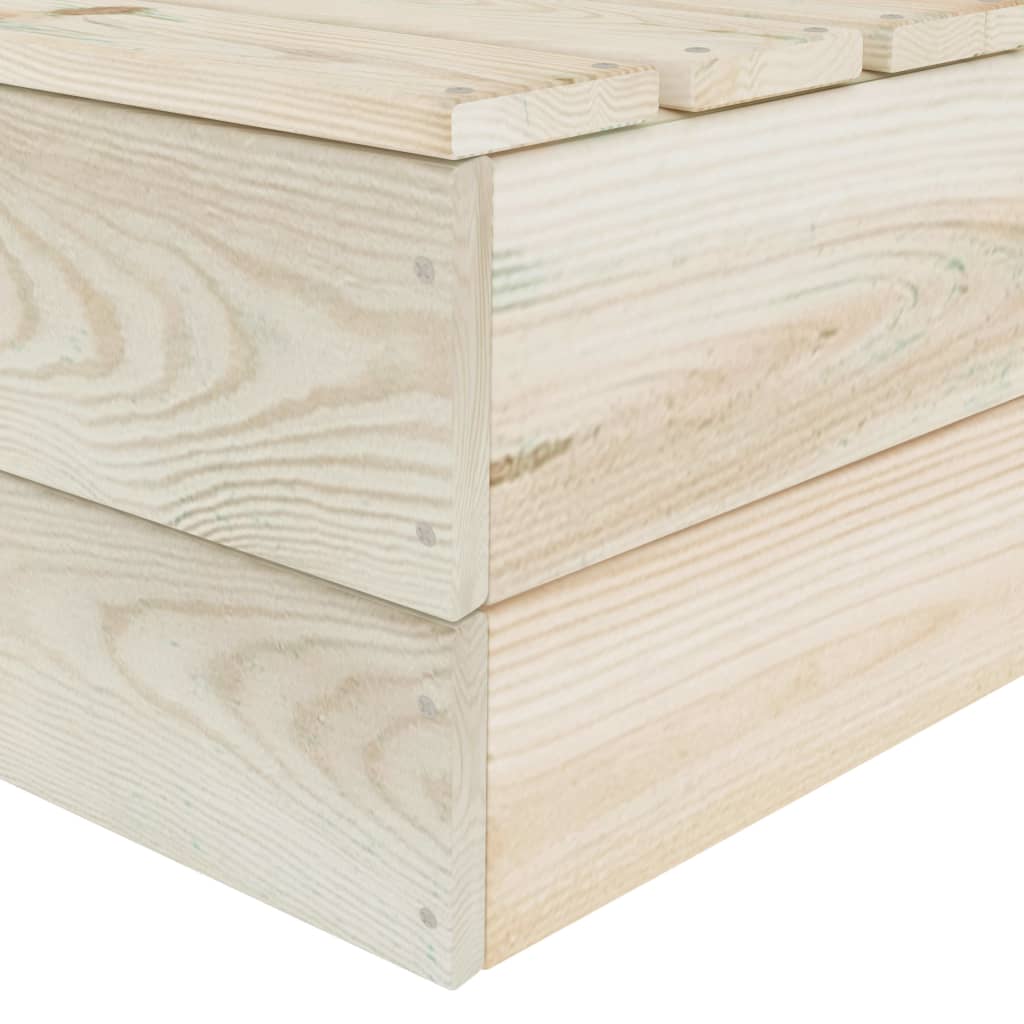 6 Piece Garden Pallet Lounge Set Impregnated Spruce Wood - OLBRIT