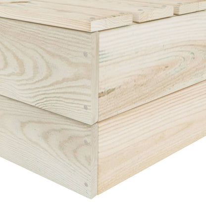 6 Piece Garden Pallet Lounge Set Impregnated Spruce Wood - OLBRIT