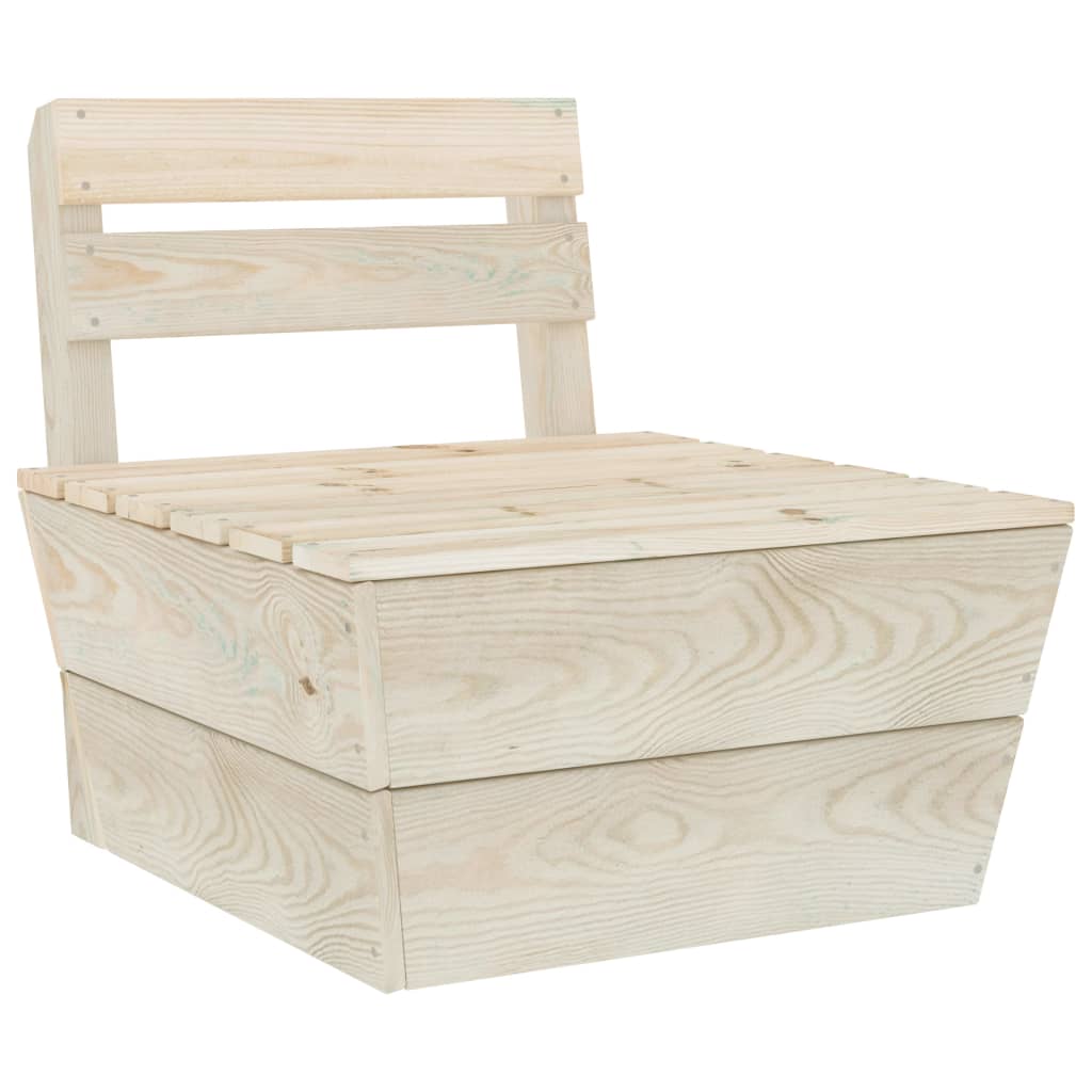 6 Piece Garden Pallet Lounge Set Impregnated Spruce Wood - OLBRIT