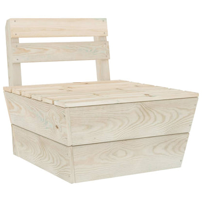 6 Piece Garden Pallet Lounge Set Impregnated Spruce Wood - OLBRIT