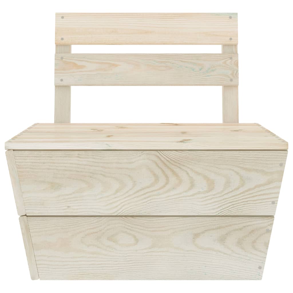 6 Piece Garden Pallet Lounge Set Impregnated Spruce Wood - OLBRIT