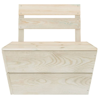 6 Piece Garden Pallet Lounge Set Impregnated Spruce Wood - OLBRIT