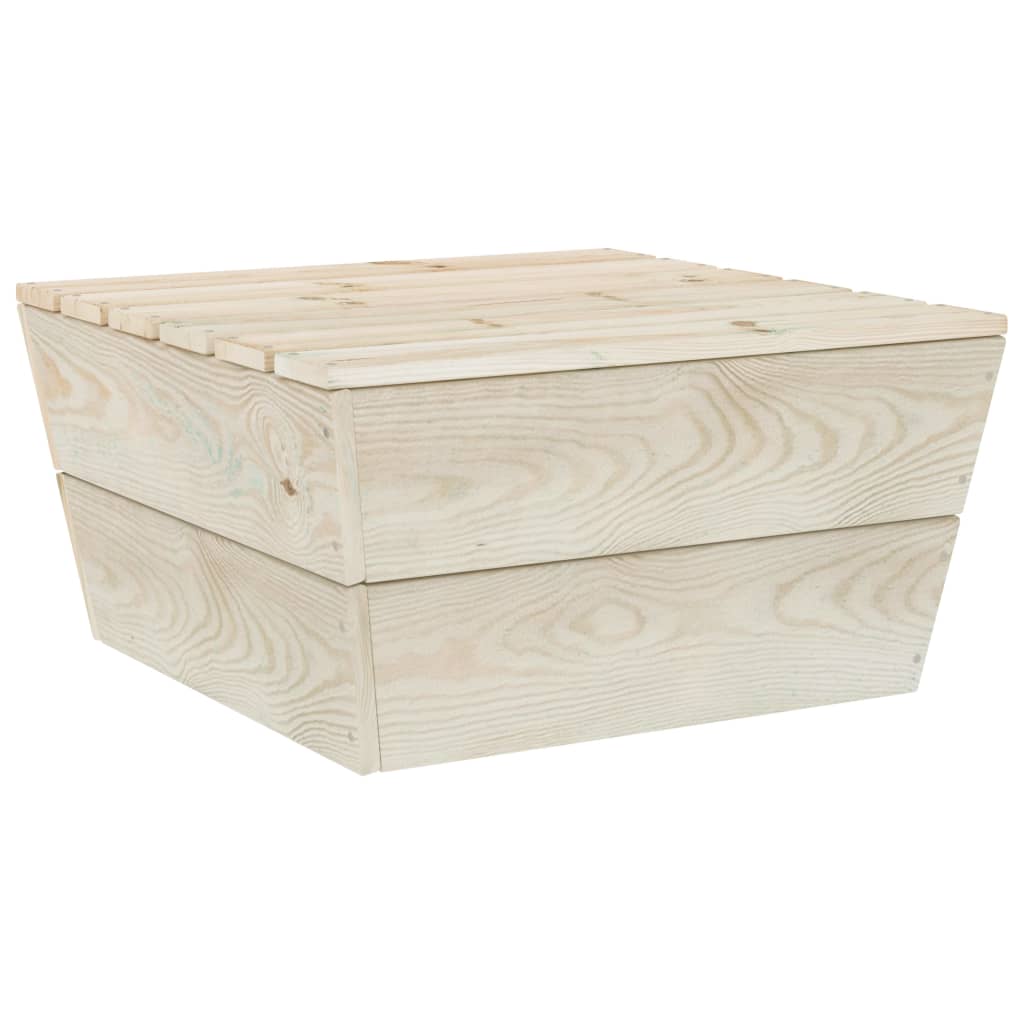 6 Piece Garden Pallet Lounge Set Impregnated Spruce Wood - OLBRIT