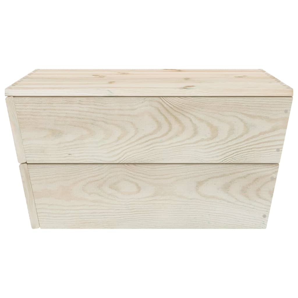 6 Piece Garden Pallet Lounge Set Impregnated Spruce Wood - OLBRIT