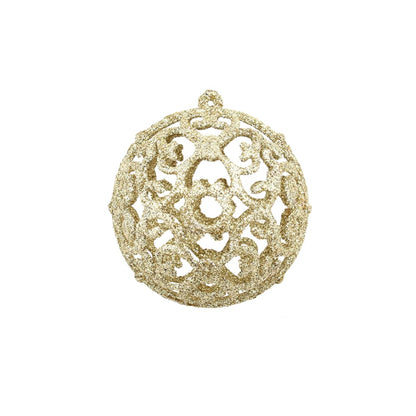 100 Piece Christmas Ball Set 3/4/6 cm Gold - OLBRIT