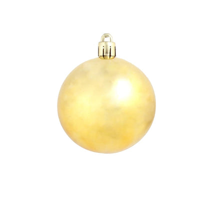 100 Piece Christmas Ball Set 3/4/6 cm Gold - OLBRIT