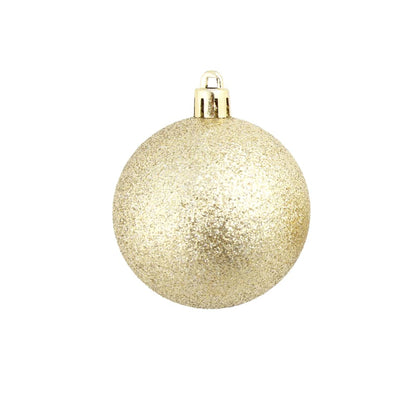 100 Piece Christmas Ball Set 3/4/6 cm Gold - OLBRIT