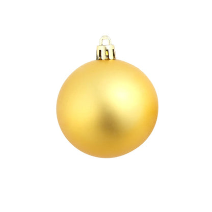 100 Piece Christmas Ball Set 3/4/6 cm Gold - OLBRIT