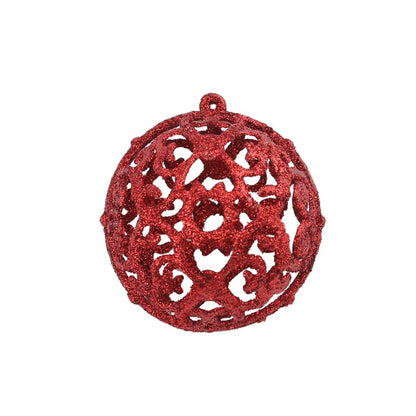 100 Piece Christmas Ball Set 3/4/6 cm Red - OLBRIT