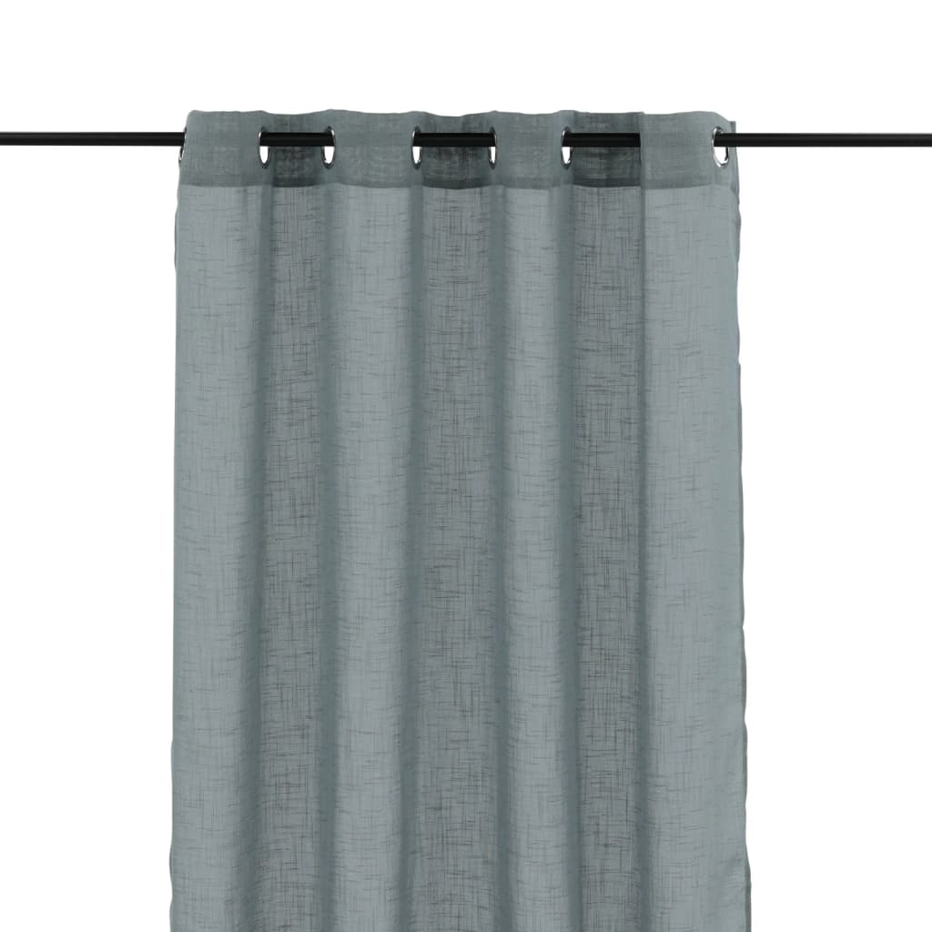 Curtain Kaya 240x140 cm Polyester Light Grey - OLBRIT