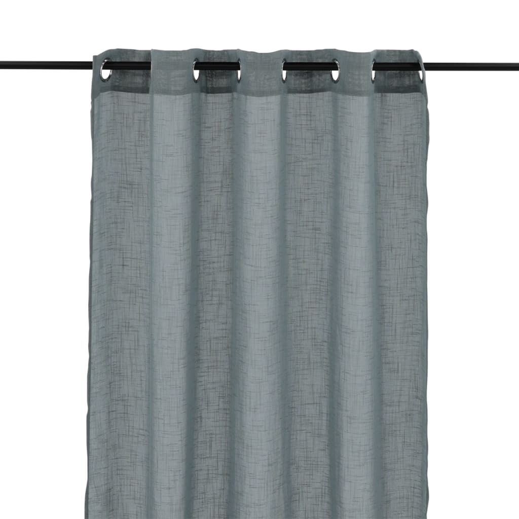Curtain Kaya 240x140 cm Polyester Light Grey - OLBRIT