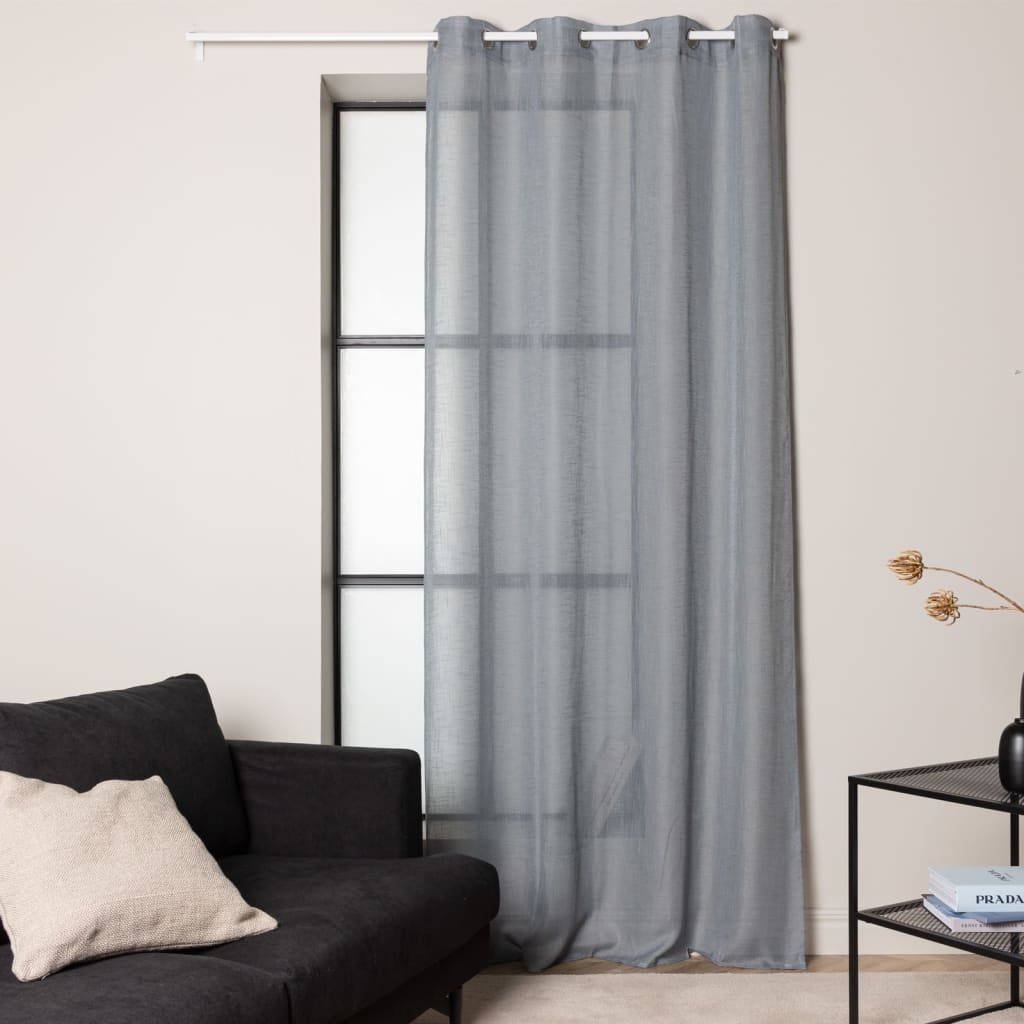 Curtain Kaya 240x140 cm Polyester Light Grey - OLBRIT