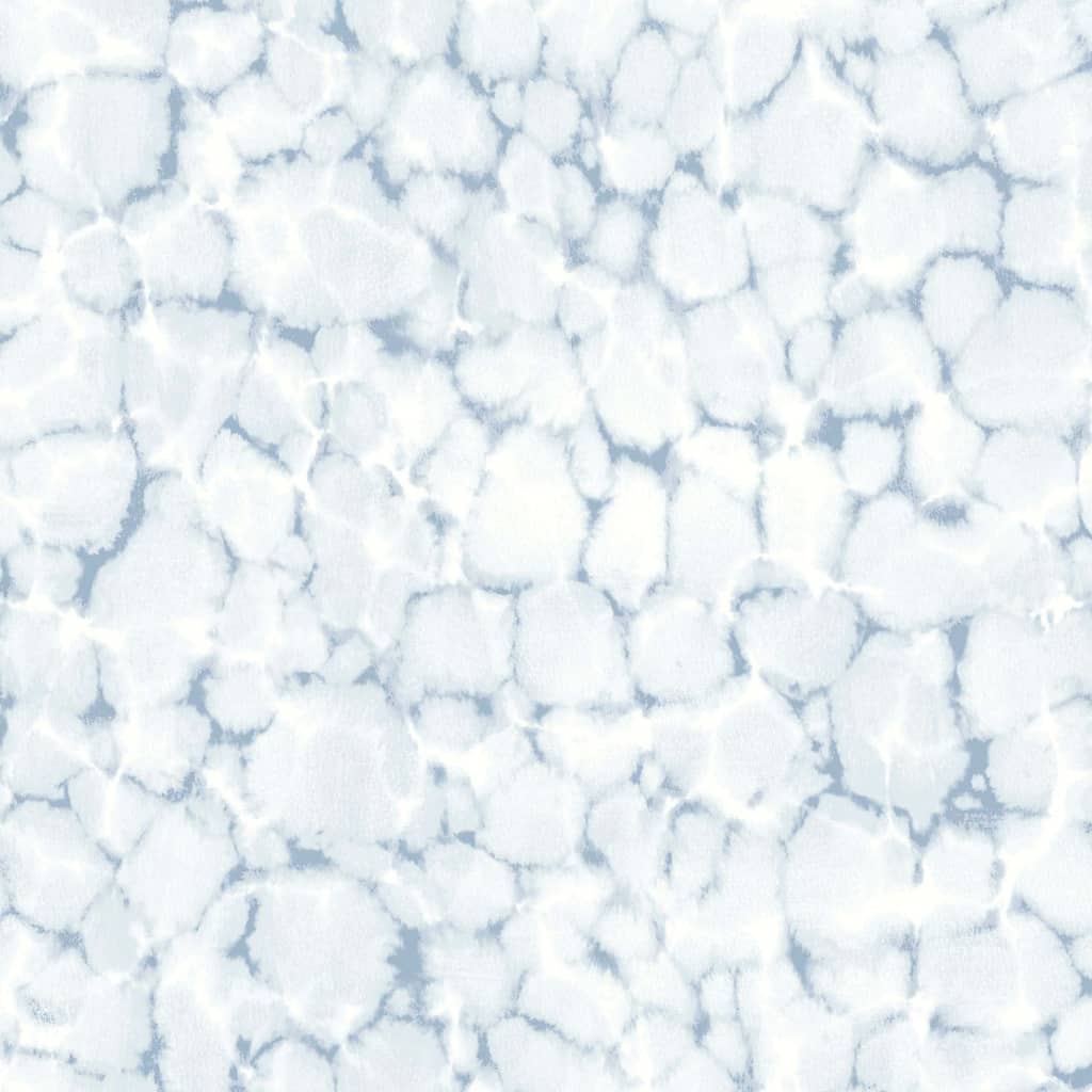 Evergreen Wallpaper Watercolours White and Blue - OLBRIT