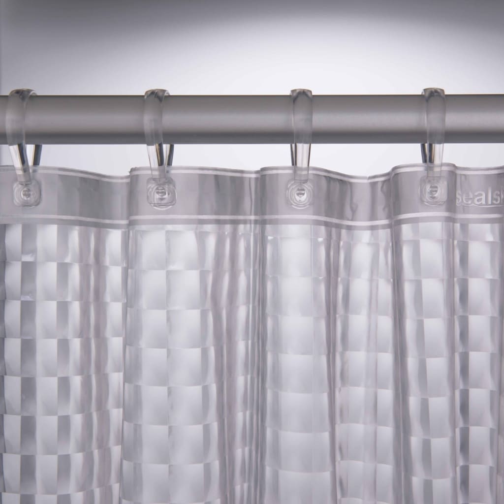 Shower Curtain Prisma 180 cm Transparent - OLBRIT