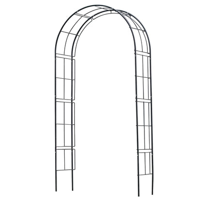Arch Metal 229x38x113 cm Black - OLBRIT