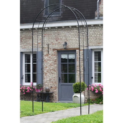 Arch Metal 229x38x113 cm Black - OLBRIT