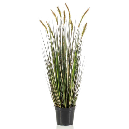 Artificial Foxtail Grass Autumn in Plastic Pot 90  cm - OLBRIT
