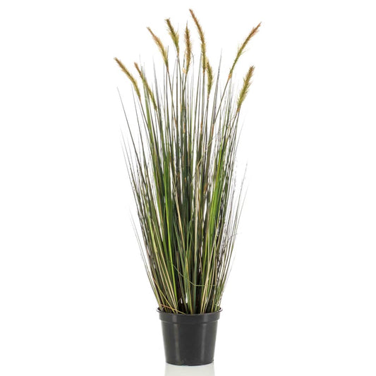 Artificial Foxtail Grass Autumn in Plastic Pot 90  cm - OLBRIT