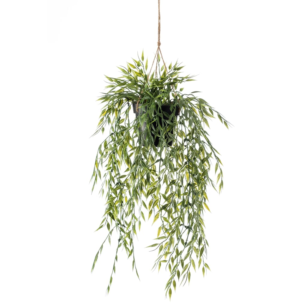 Artificial Bamboo Hanging Bush in Pot 50 cm - OLBRIT