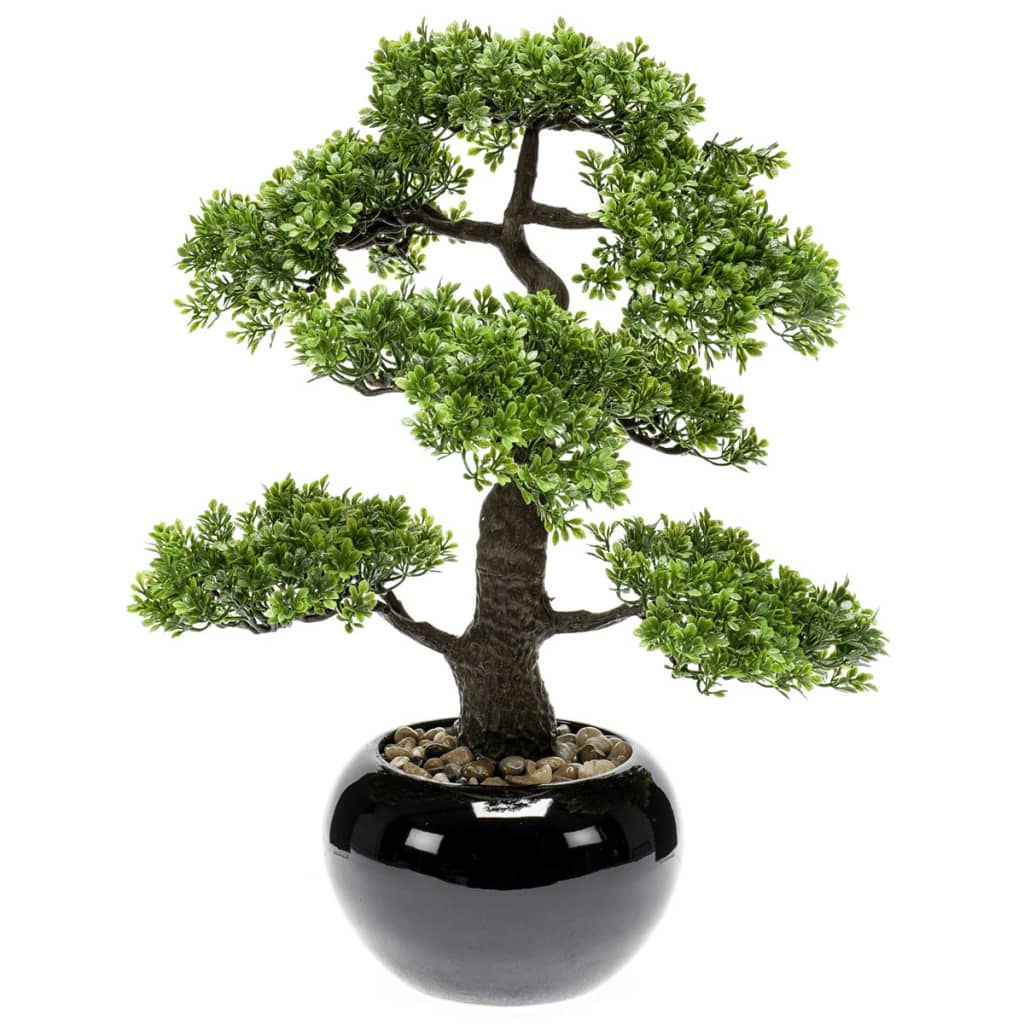 Artificial Ficus Mini Bonsai Green 47 cm - OLBRIT