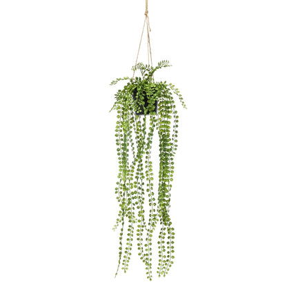 Artificial Ficus Pumila Hanging Bush in Pot 60 cm - OLBRIT