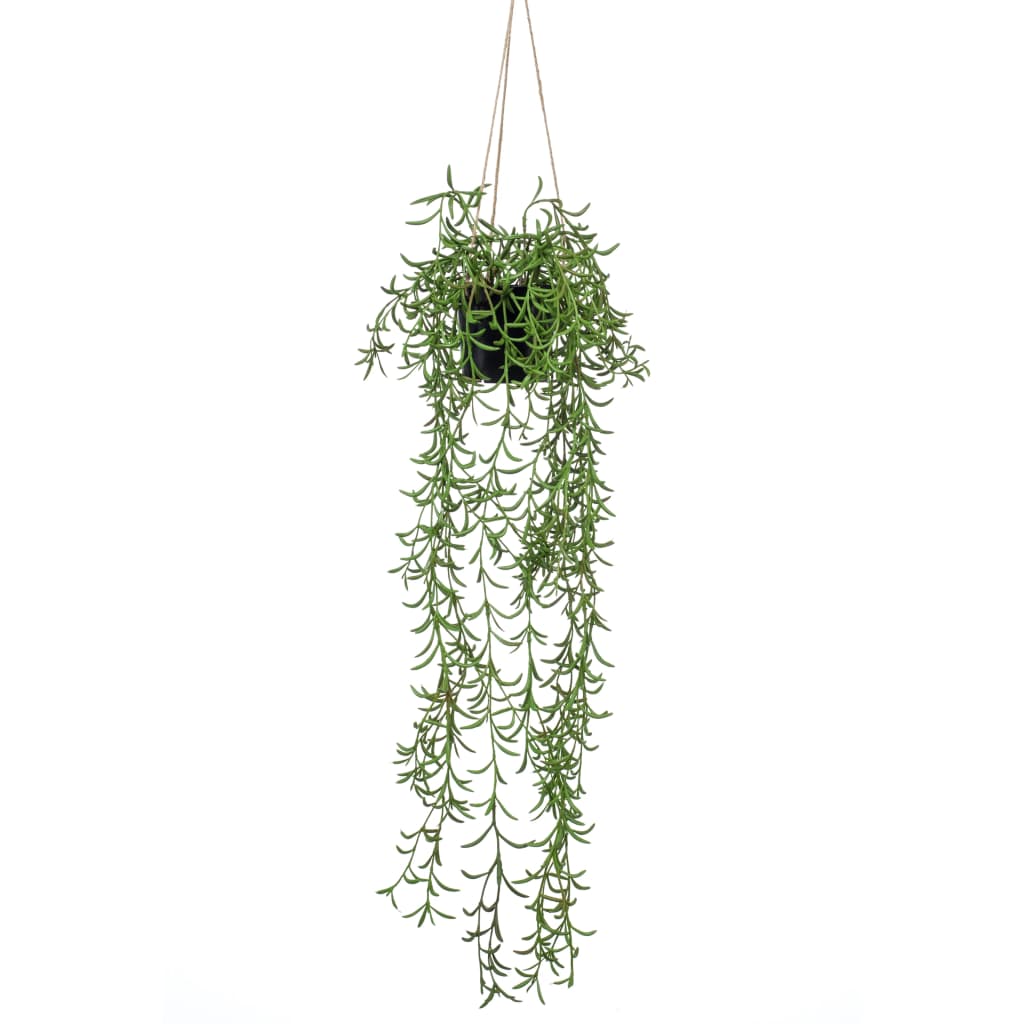 Artificial Senecio Hanging Bush in Pot 70 cm - OLBRIT